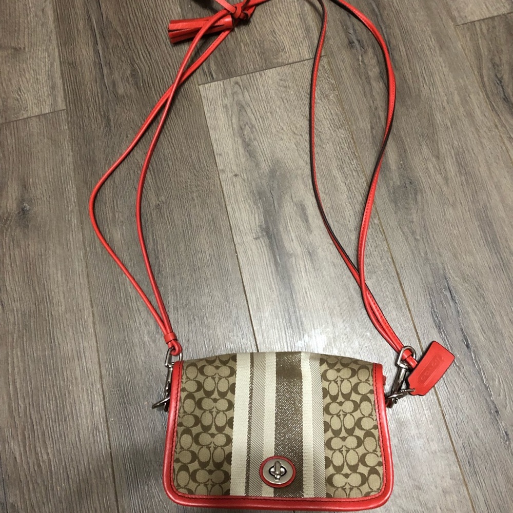 Coach Tan/brown crossbody! NWOT
